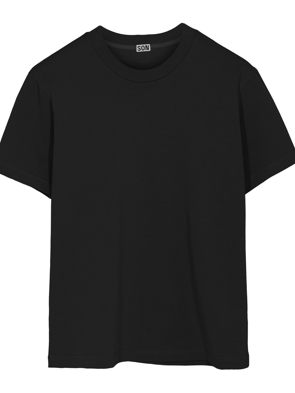 Men's Black Crew Neck T-Shirt